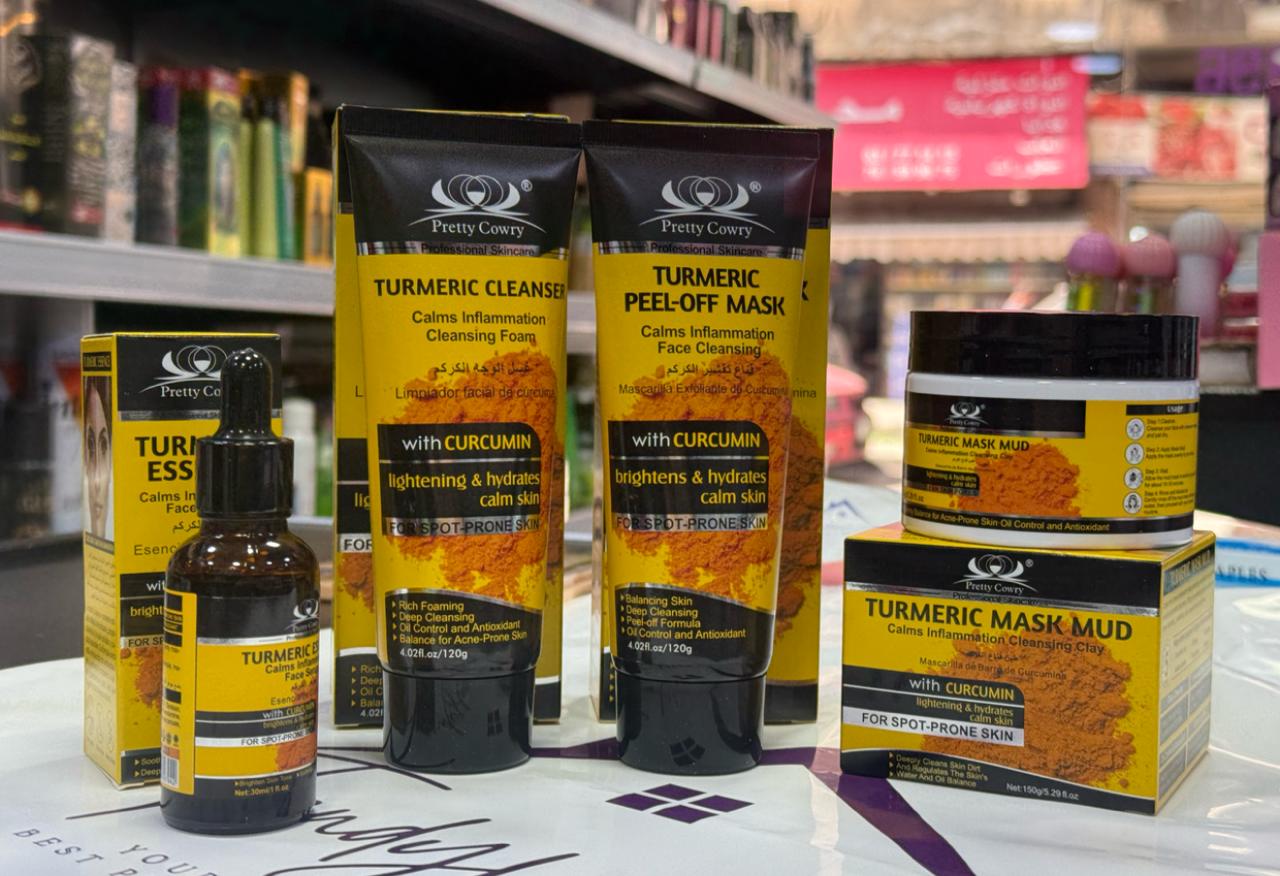 Turmeric face treatment