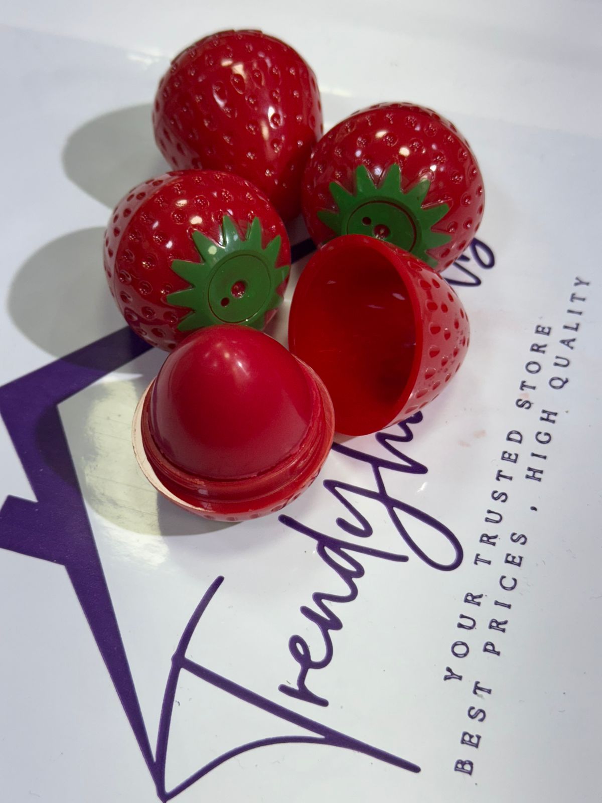 starwberry lipbalms