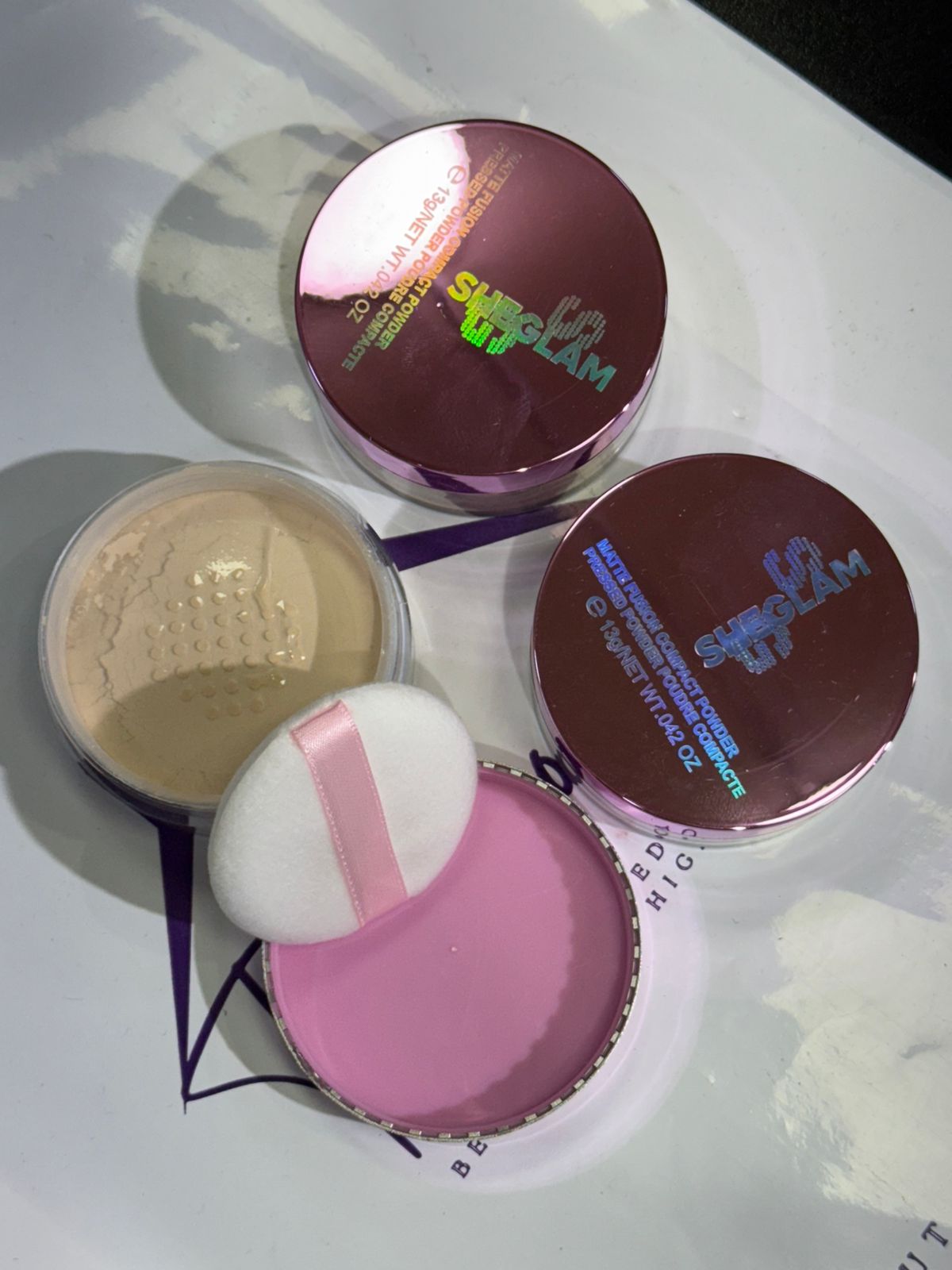 Sheglam loose powder waterproof