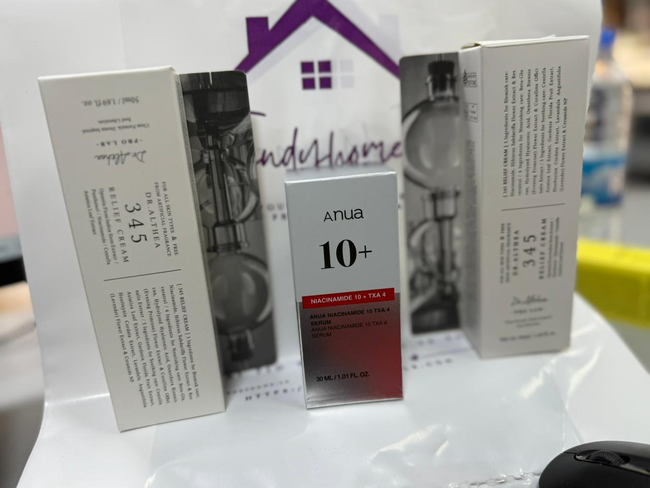 345 With Niacinamide anua combination